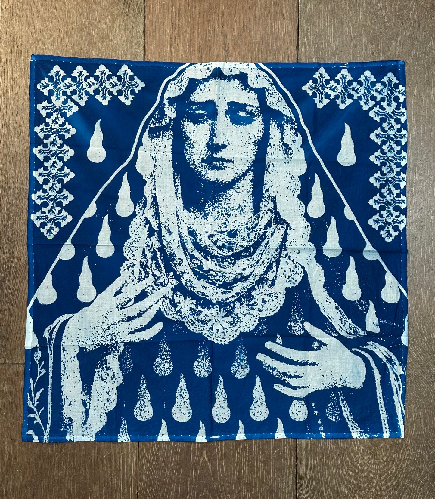 Foulard cyanotype